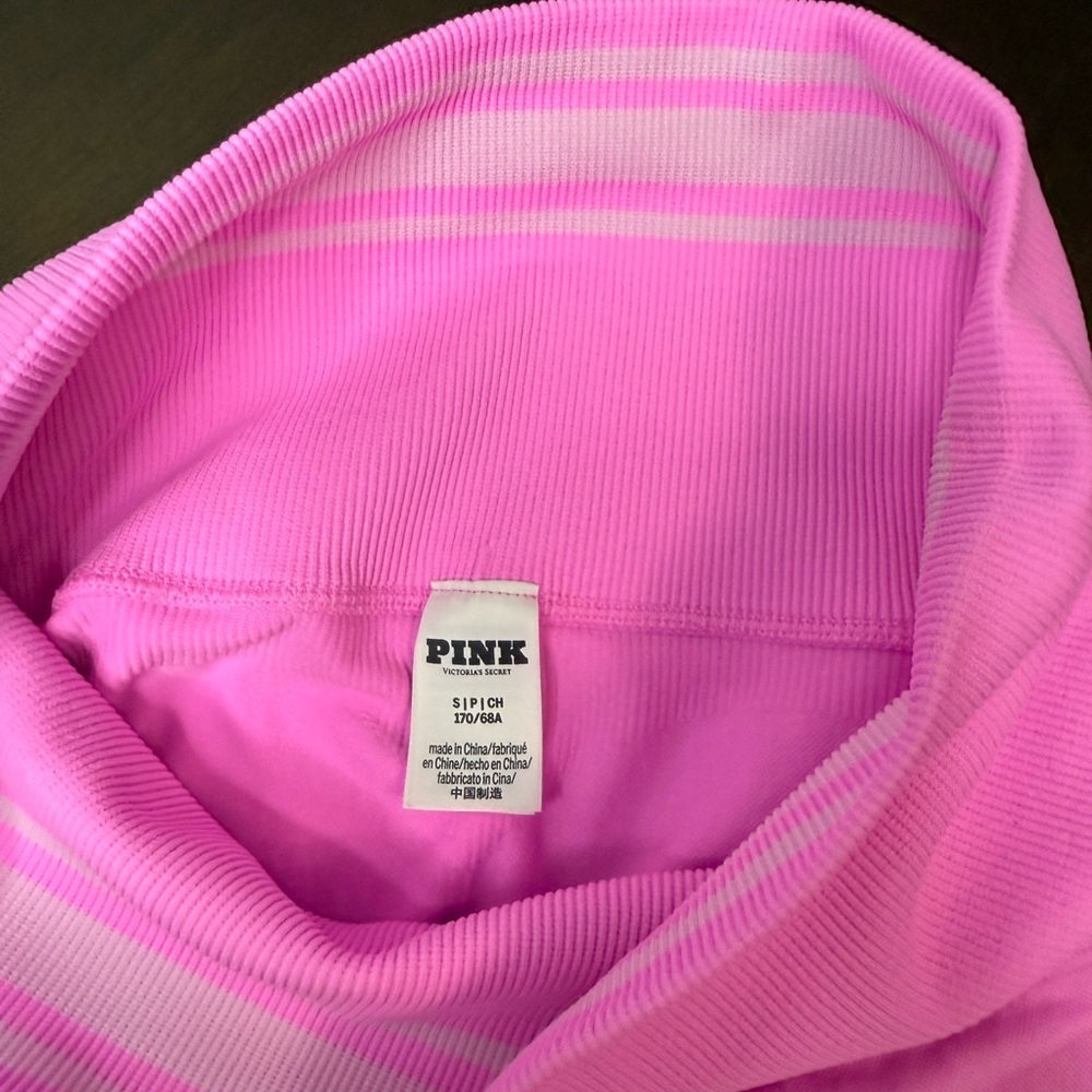 PINK Victoria's Secret High Waist Shorts - Bright Pink - Picture 4 of 4
